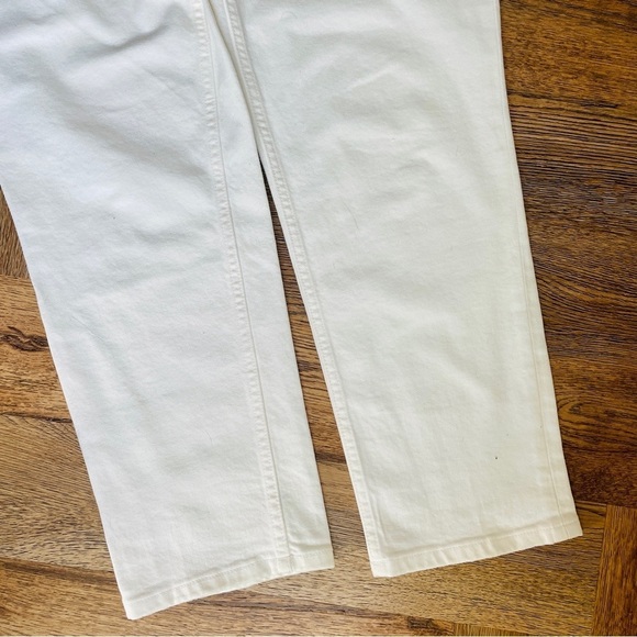 Everlane Curvy Cheeky Jean White Denim 32 Regular Jeans - Picture 8 of 9